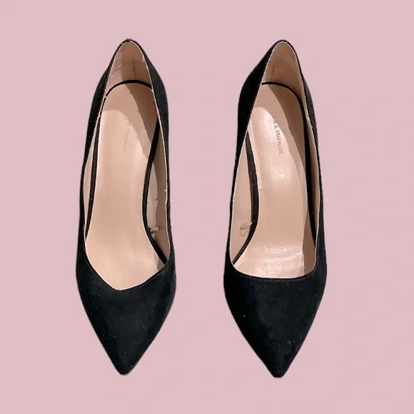 Zara Trafaluc Suede Pumps - Picture 2 of 5